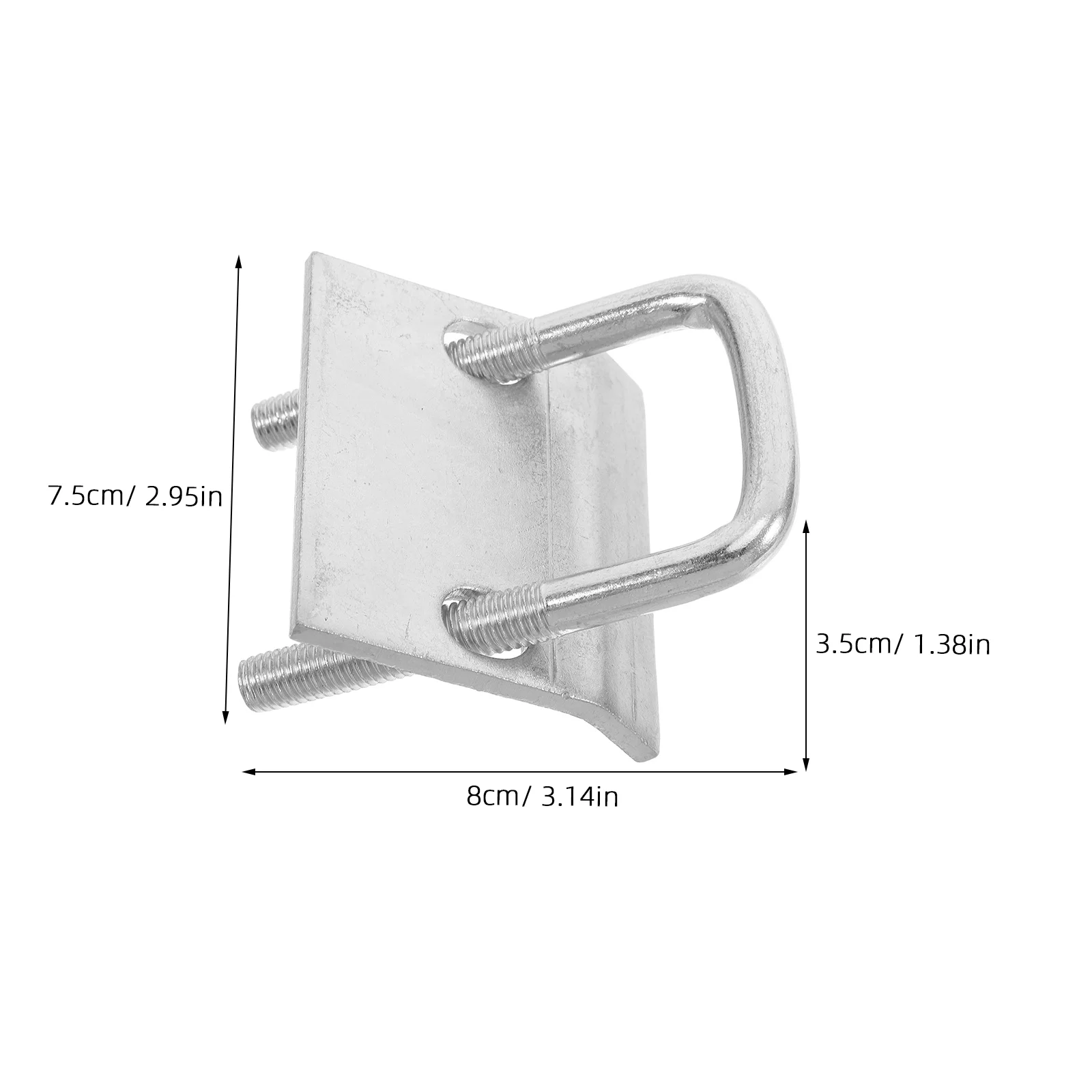 2Pcs Anti-Seismic Steel Beam Support Bracket Toothed Plate Clamp Buckle Steel Structure Fixing Enhanced Stability Construction