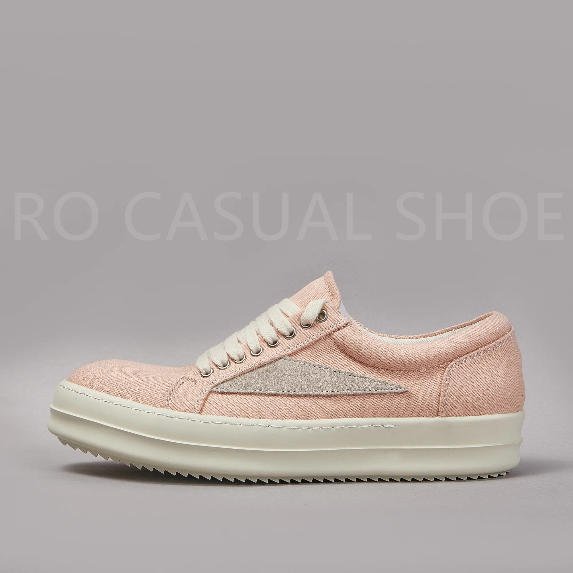 HOTSAL Outdoor Luxe Roze Canvas Lage Top Kwaliteit Heren Schoenen Party Dames Sneaker Fashion Casual Owens Design laarzen en schoenen