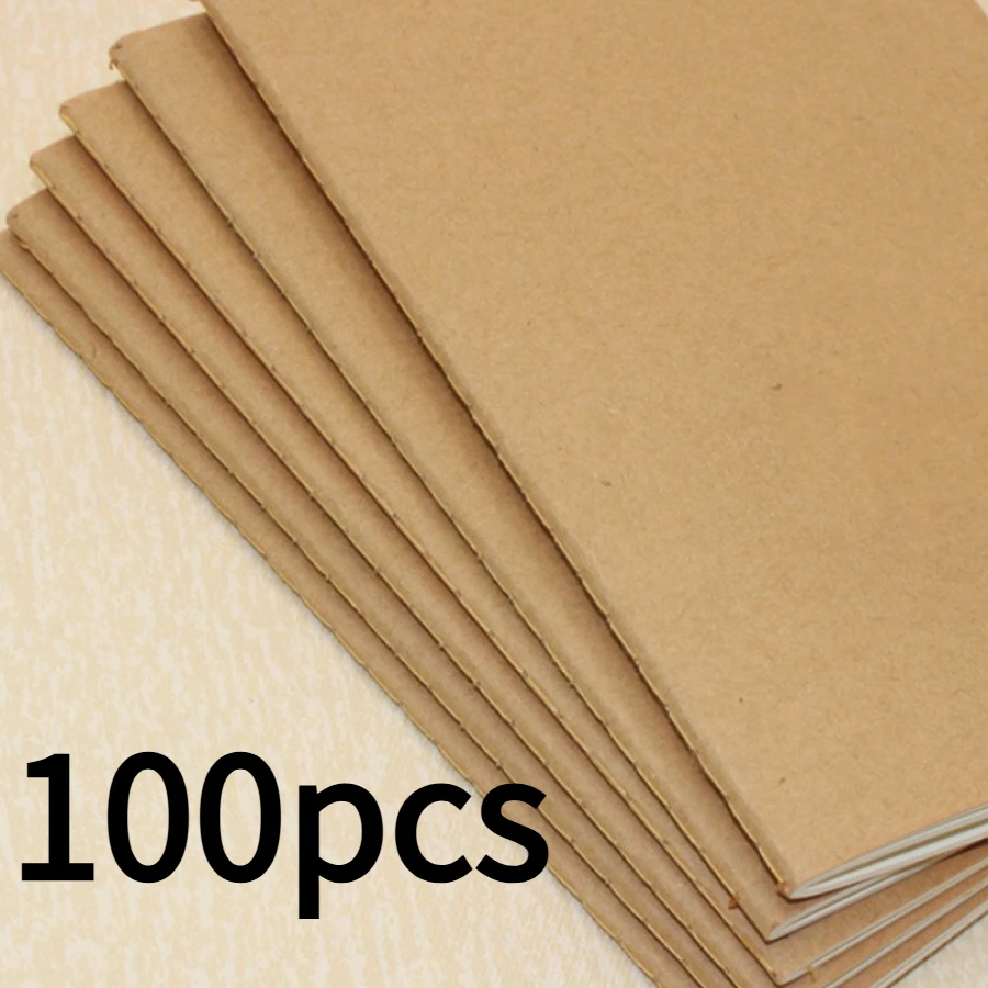 

Набор из 10 штук: сменные блоки из крафт-бумаги, легко заменяемые чистые и линованные вкладыши, подходят для многоразового кожаного дневника-блокнота Traveler's.