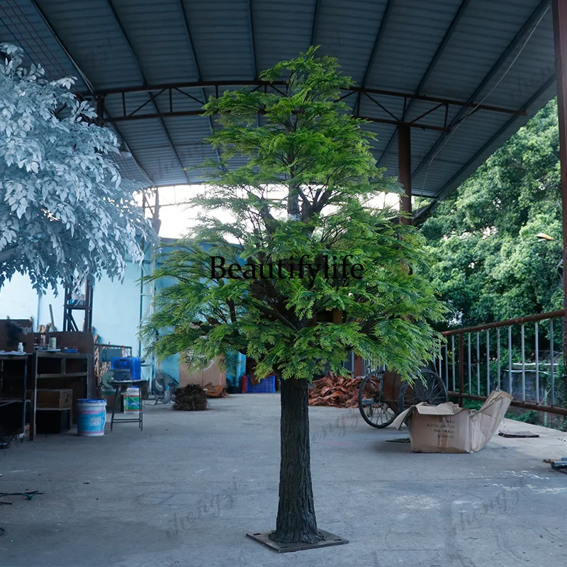 A74 Simulation Cedar Outdoor Hotel Office Ornament Christmas Decoration Floor Simulation Plant Landscaping