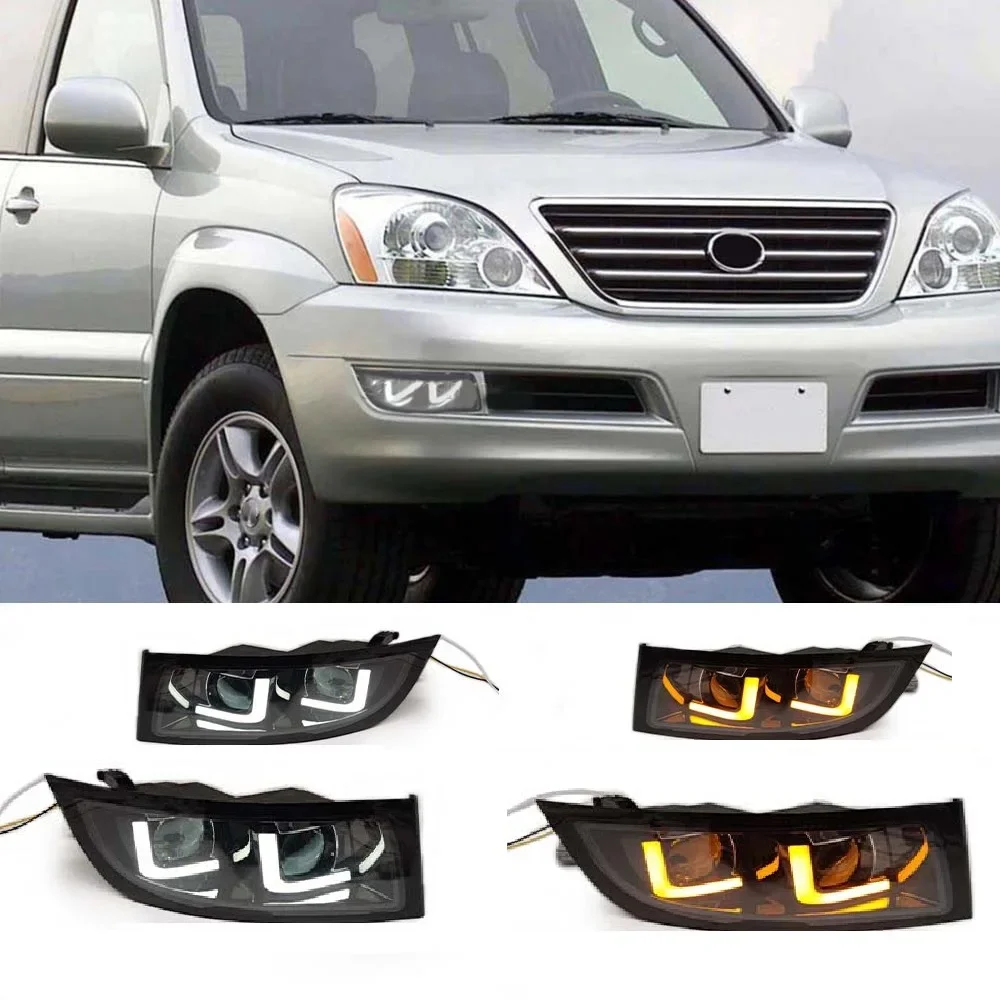 Front Bumper Fog Light Daytime Light for GX470 Lexus 1998 1999 2000 2001 2002 2003 2004 2005 2006 2007