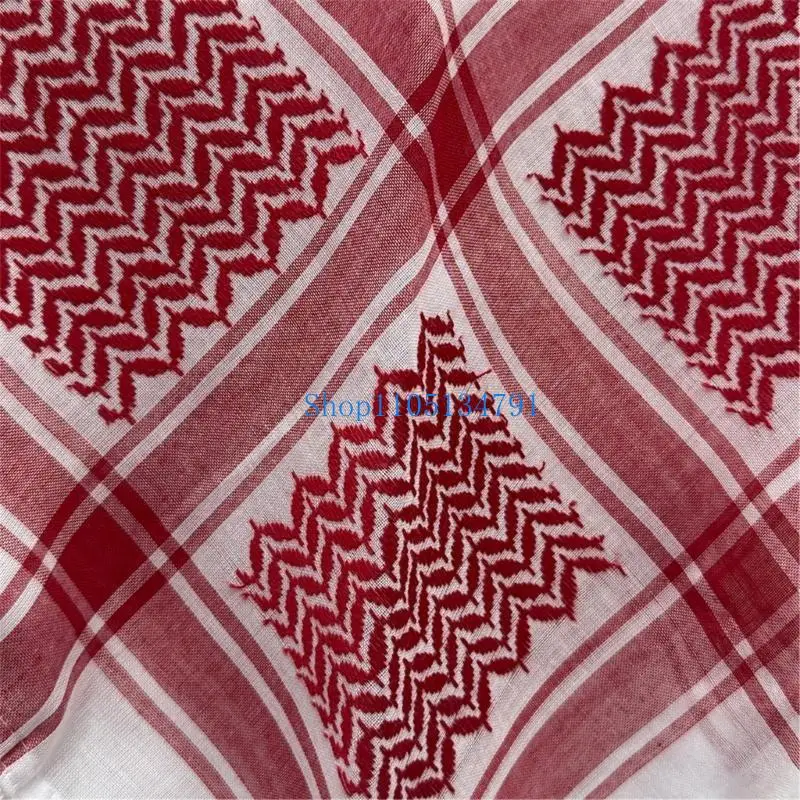 

98-километровый унисекс Ближневосточный шарф-куфия, удобный и дышащий платок-шемаг для любителей моды, повседневная одежда