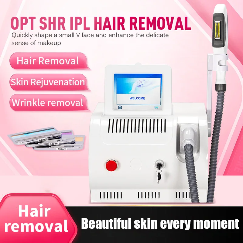 4000W IPL OPT Hair Removal Machine Freezing Point Painless Epilator Skin Rejuvenation Freckle Wrinkle Removal Permanent Hair Rem