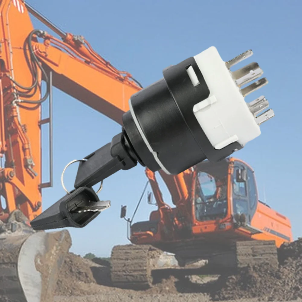 

Ignition Switch With Two Keys 85804674 For JCB 210 212 2CX 3CX Case IH 701/80184 50988 20500101 1532371C2 50711001 80184