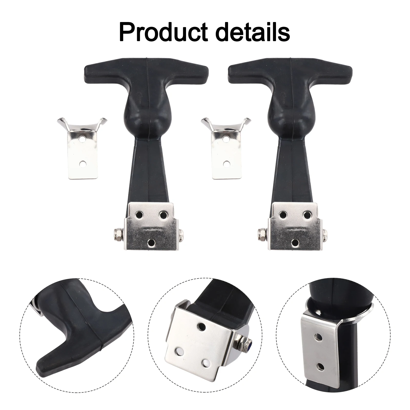 

YAFEX 2 Pair Of Rubber Hood Holders For Tool Box Vehicle Engine Bonnet Fasteners 2025 Hot Sale Brand. New And High Quality