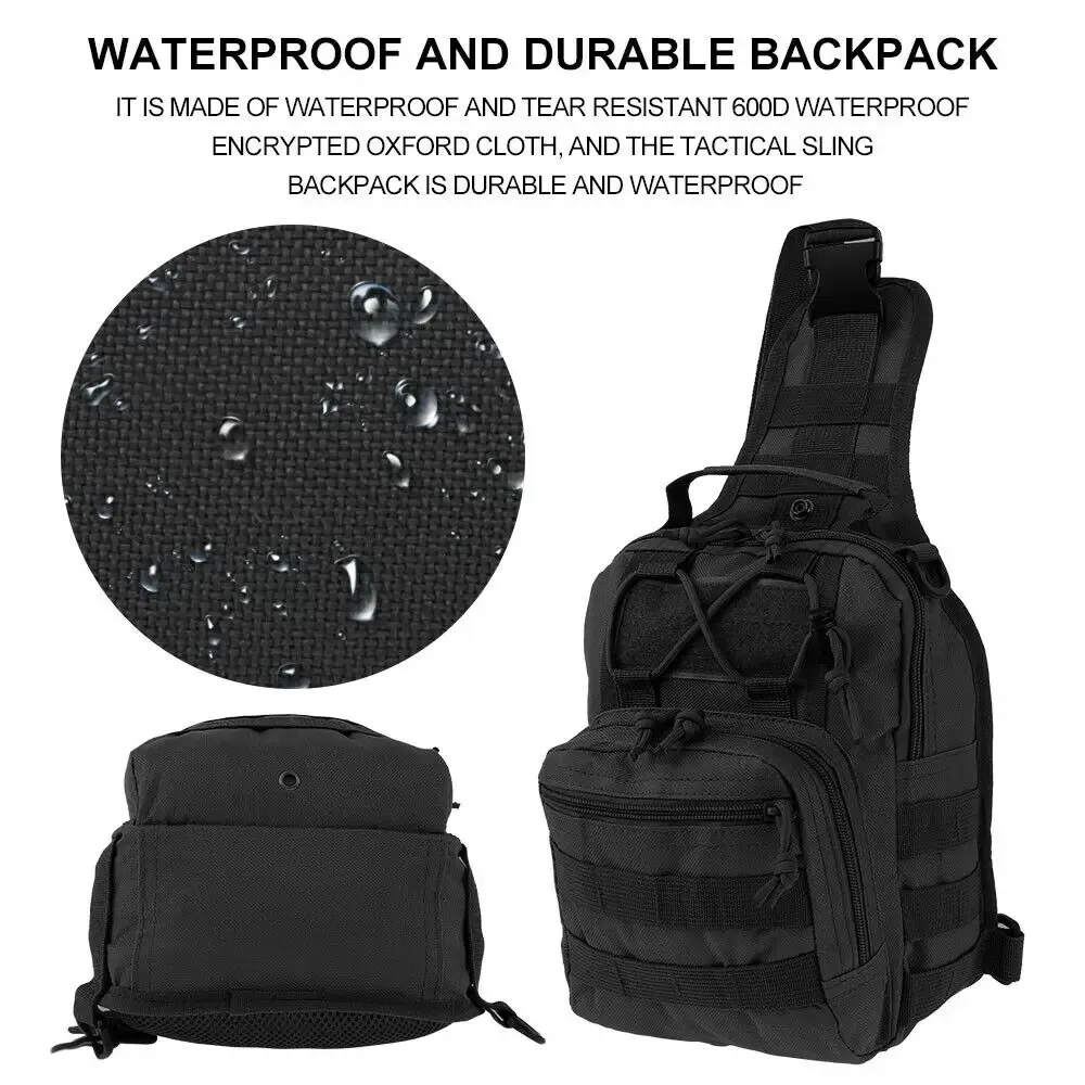 Waterdichte crossbody-borsttas - Lichtgewicht schoudertas voor buitensporten en fietsen voor heren
