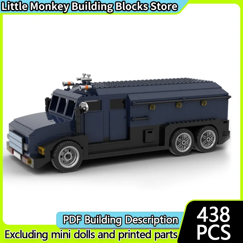 

Конструктор City Car Model MOC: Модульный Технический Набор «Спасательная Машина» для Детей – Идеальный Подарок на Праздник, Игровой Набор для Сборки