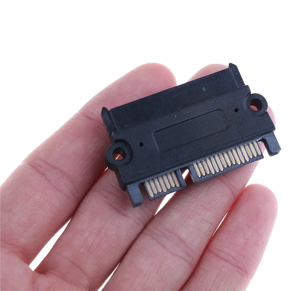 22Pin 7+15 Pin Male Plug To SATA 22Pin Female Jack Convertor M/F Adapter SAS SN For PC Laptop Projector