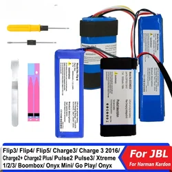 Original Battery for JBL Charge Flip Pulse Xtreme Boombox 1 2 3 4 5 for Harman Kardon Go Play Onyx Mini Speaker Bateria