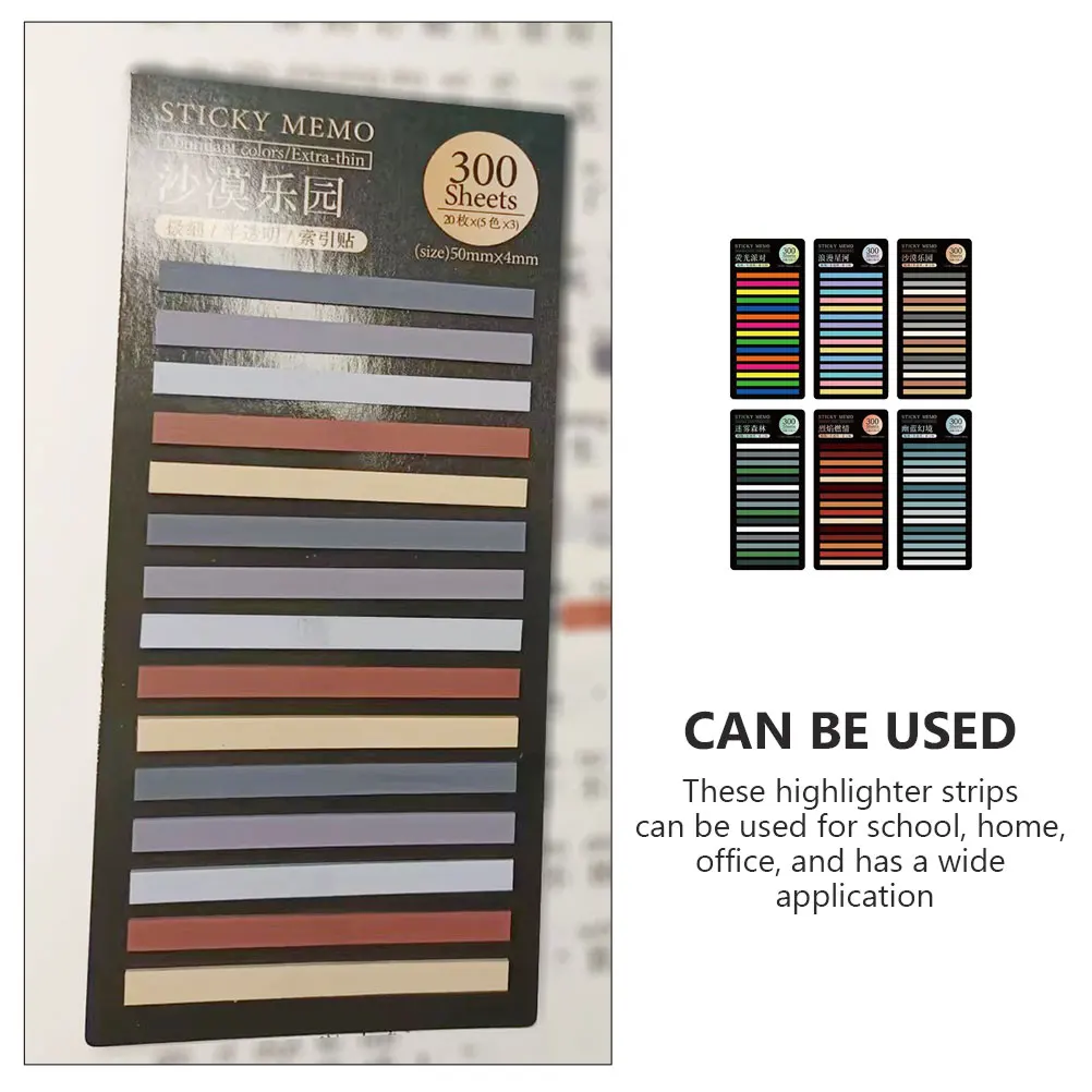 

6 Sets Stickers Book Markers Sticky Page Tabs Paper The Pet Reading Student