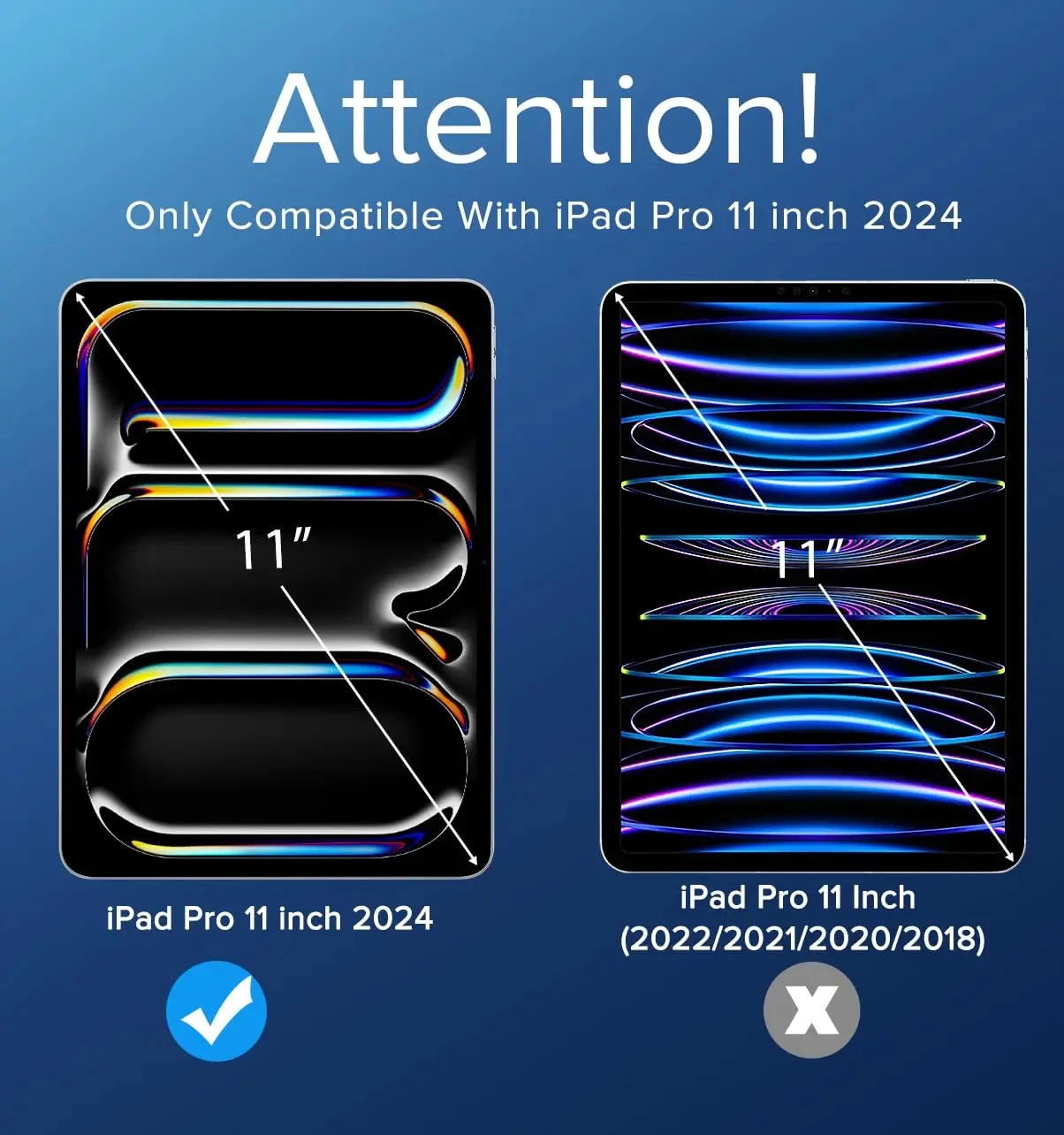 High Quality Tempered Film for iPad Pro 11 Inch 2024 M4 Screen Protector with Camera Protective Glass 9H hardness Anti-scratch