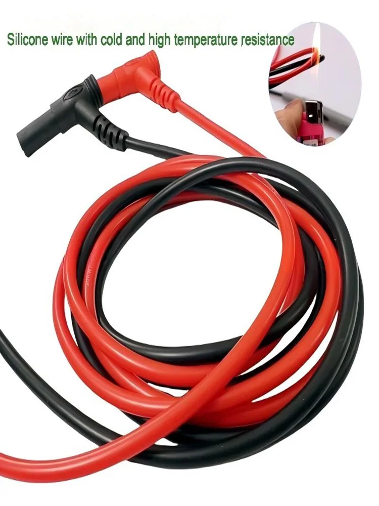 Digital Multimeter Probe Test Line 1000V/20A Universal Needle Tip Multimeter Pen Silicone Pen Antifreeze