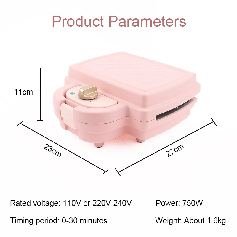 Multifunction Donut Walnut Cake Sandwich Grilling Baking Pan Taiyaki Eggettes Iron Electric Waffle Maker Changeable Plates EU US