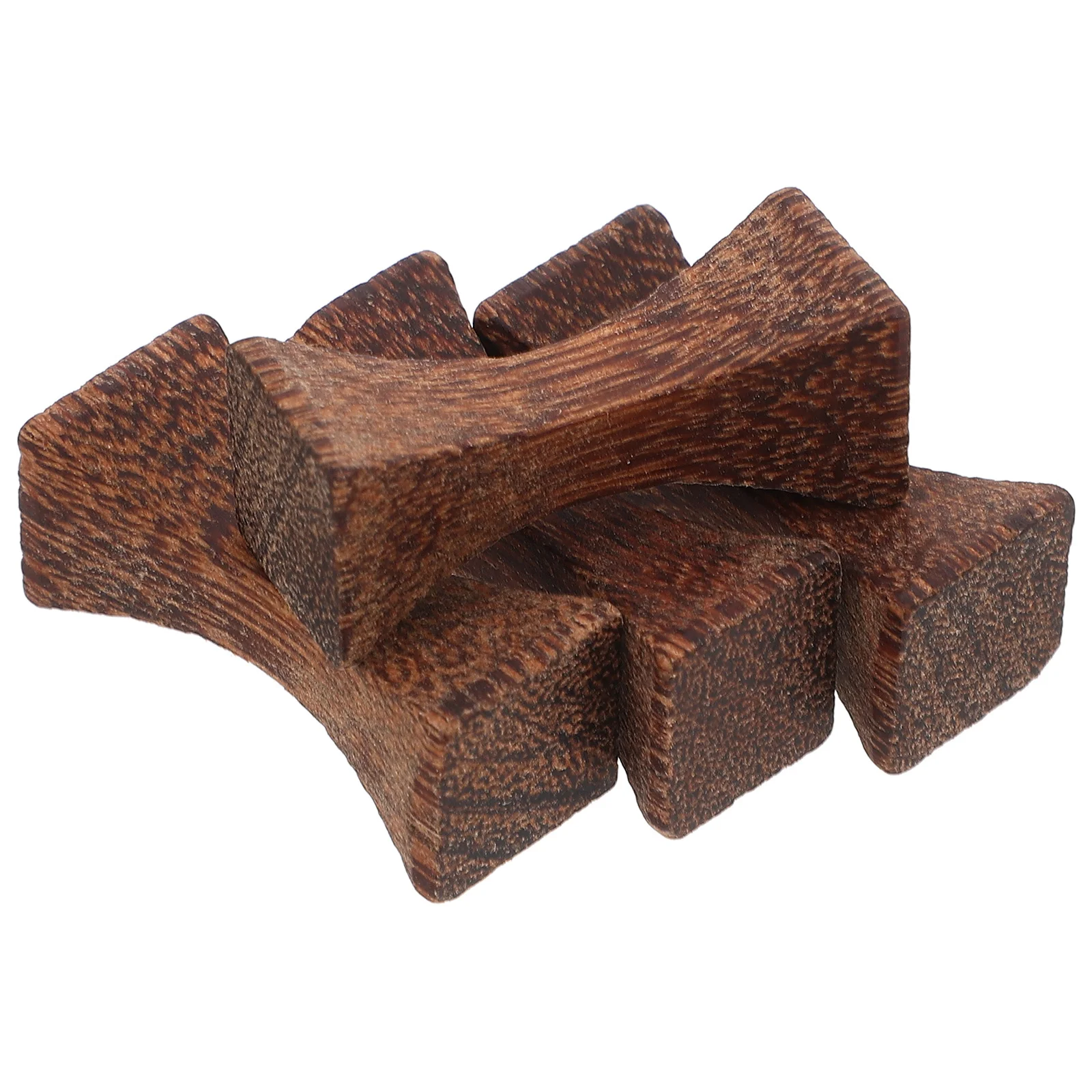 

4Pcs Chicken Wing Wood Chopstick Rests Natural Wood Crafted Cutlery Organizer for Dinner Table Spoon Fork Holder Japanese Style