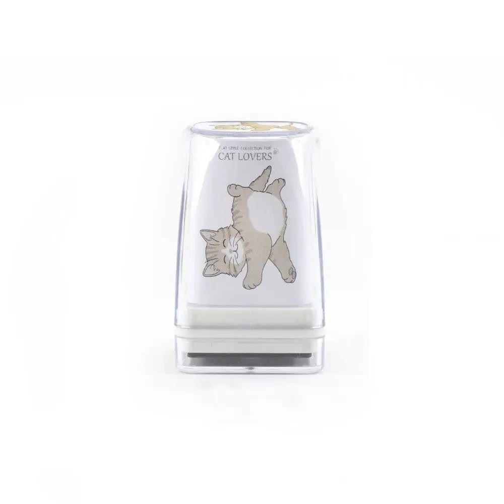 Animal Pattern Cat Decoration Stamp DIY Craft Hand Account Pet Cat Stamp Stationery Kawaii Cat Figure Seal Diary Decor