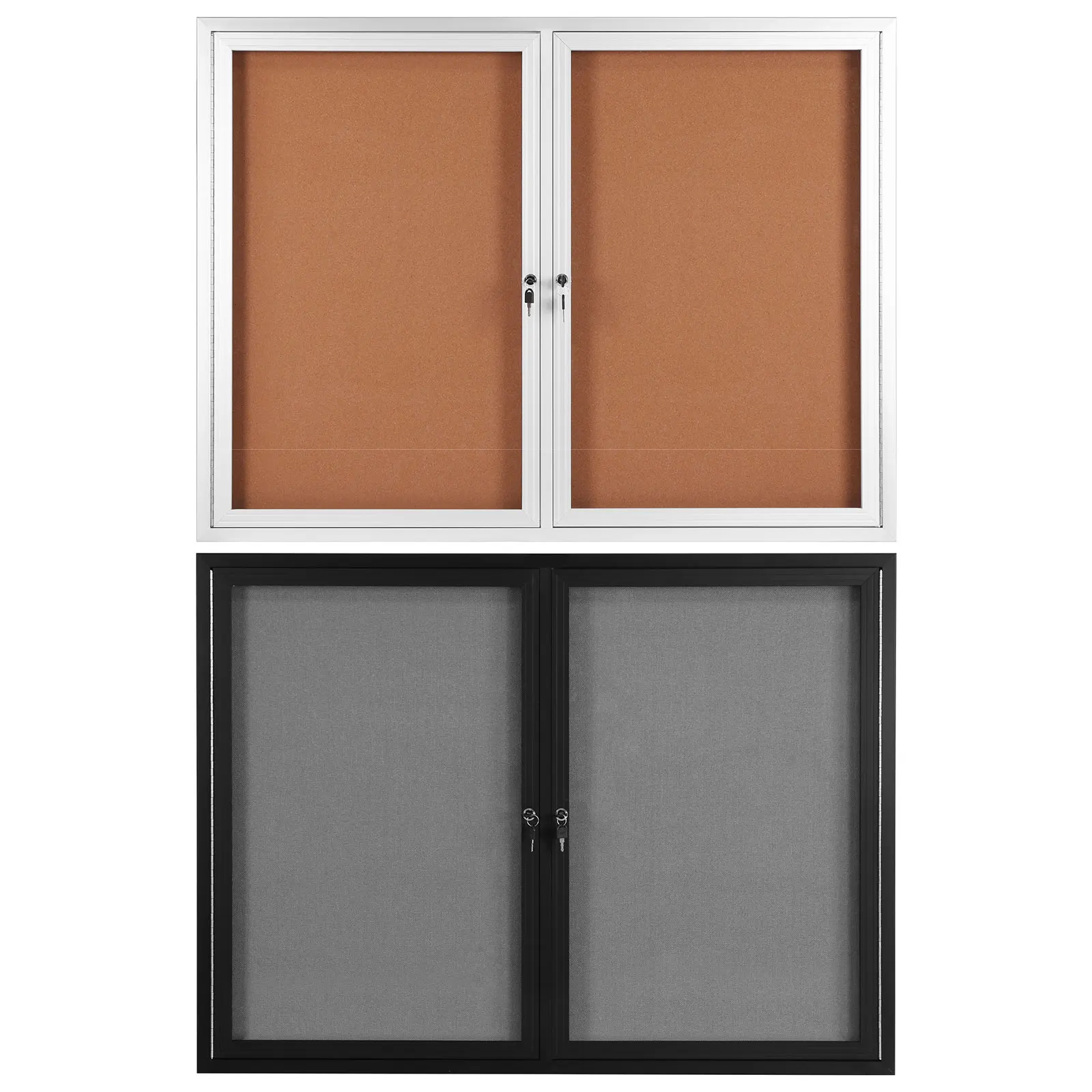 

Настенная витрина с алюминиевой рамой, закрытой пробковой доской и стеклянной дверцей с замком для офиса, коммерческих помещений, больниц и т.д.