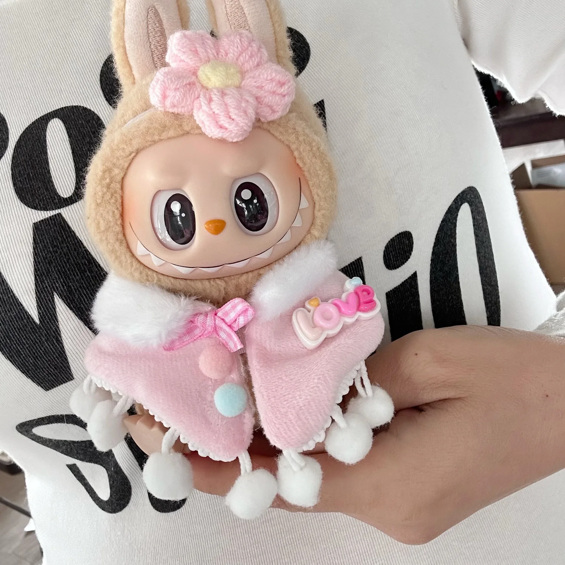 Labubu Clothes Dolls Clothes Outfit Accessories For 17CM Labubu V2 V1 Cute Cloak Dolls Clothing Accessories Kid Gift