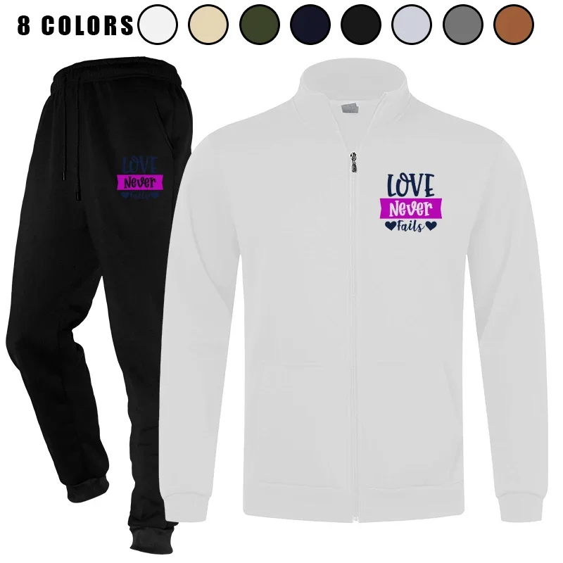 

Men's Tracksuits Casual Athletic Sweat Track Suits 2 Piece Jogging Warm Up Full Zip Sets Sweatsuits for Men