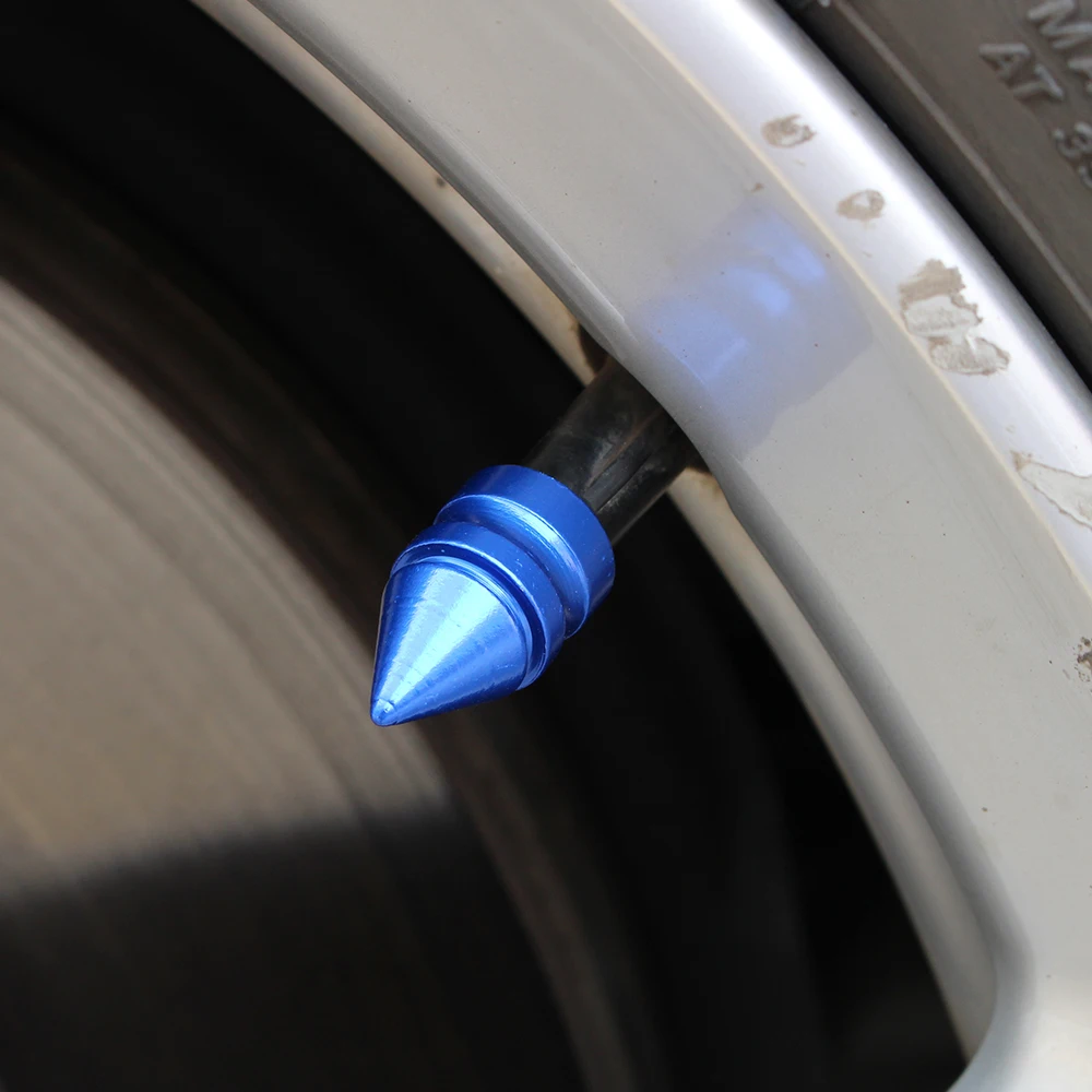 4 stücke Auto Reifen Ventil Kappe Granate Aluminium Reifen Ventil Stem Abdeckung Luft Staub Kappe Reifen Ventil Lkw Fahrrad Felge ventil Stem Kappe – Detail 21
