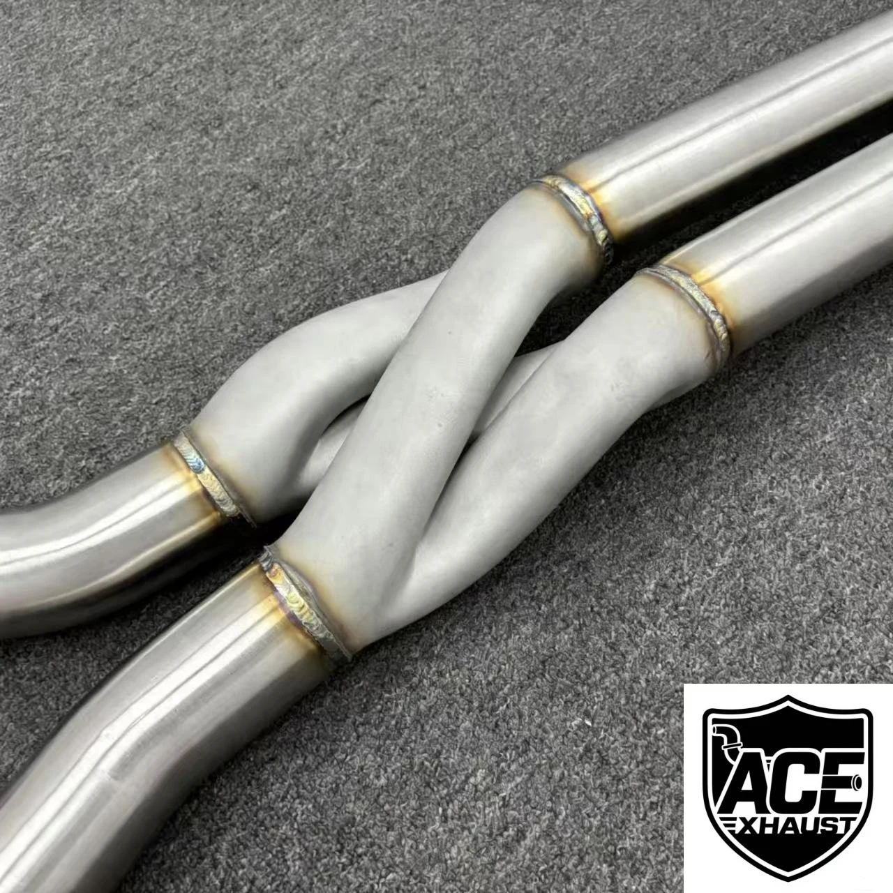 ACE Gleichlängen-Midpipe für BMW M3 G80 M4 G82 M2 G87 3.0T S58 mit Z-Rohr, freier Durchfluss, 70mm/2,5 Zoll Midpipe-Auspuffsysteme – Detail 6