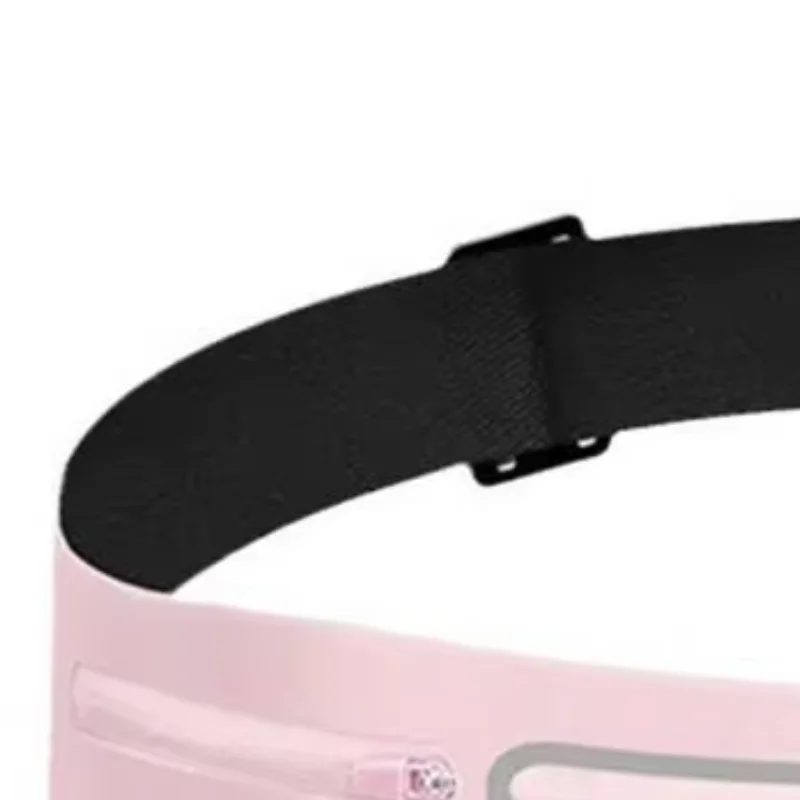 

Waist Bag with 3 Pockets Adjustable Waist Bag Workout Phone Holder Bag Fits Phones Up to 7.5 Inch for Fitness Hiking Jogging