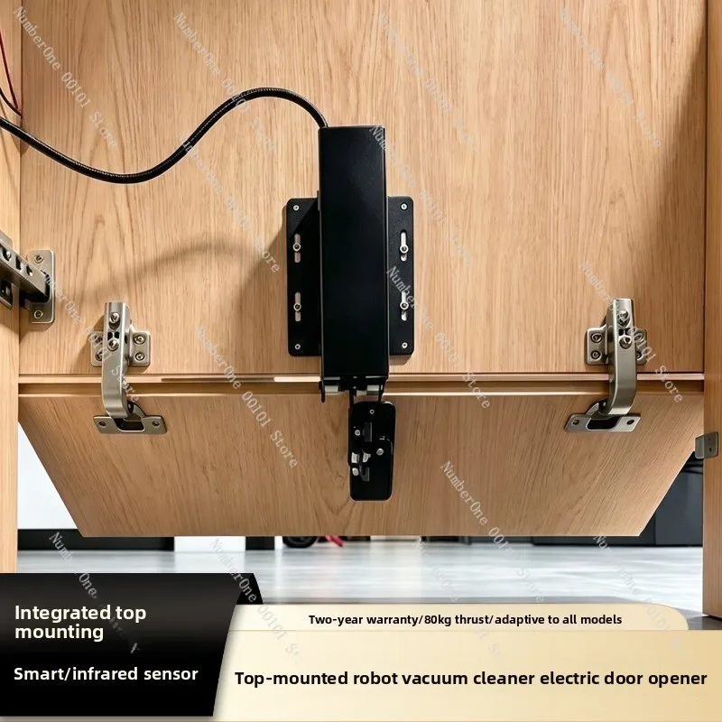 Electric Upside-Down Telescopic Rod, Automatic Sensor Door Opening Support for Sweeping Robot