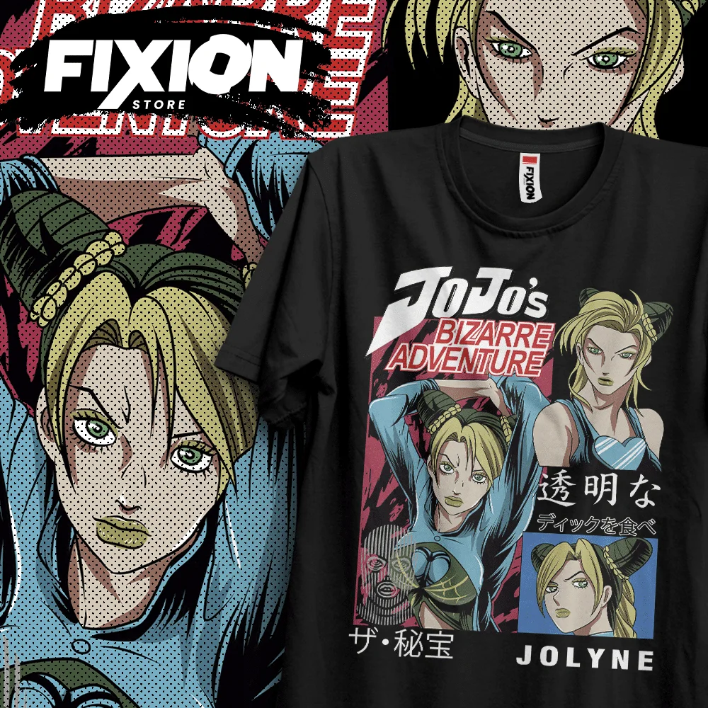 JOJOS – Jolyne MA Anime T Shirt Manga Gift For Anime Lover All Size Cotton