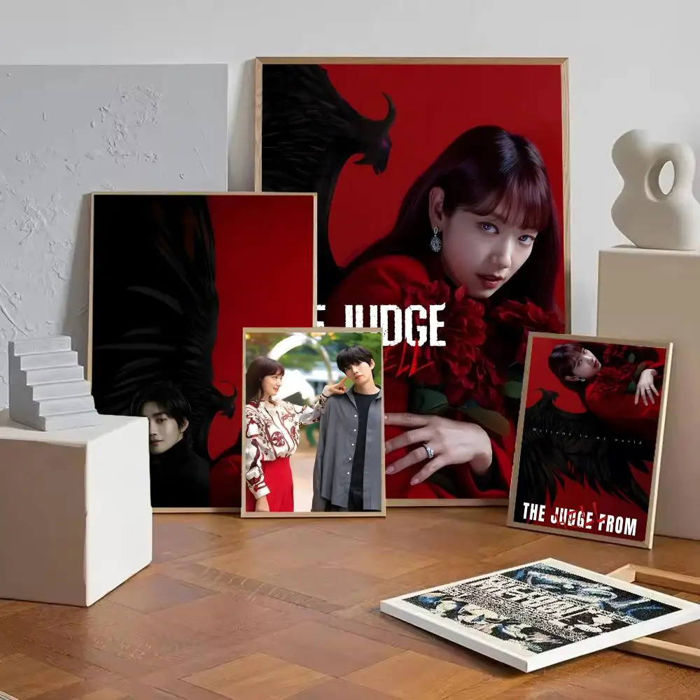 تلفزيون t-The j-Judge من الجحيم ملصق ورقي مطبوع لغرفة المعيشة وغرفة النوم ومدخل البار والمقهى لوحة فنية للديكور