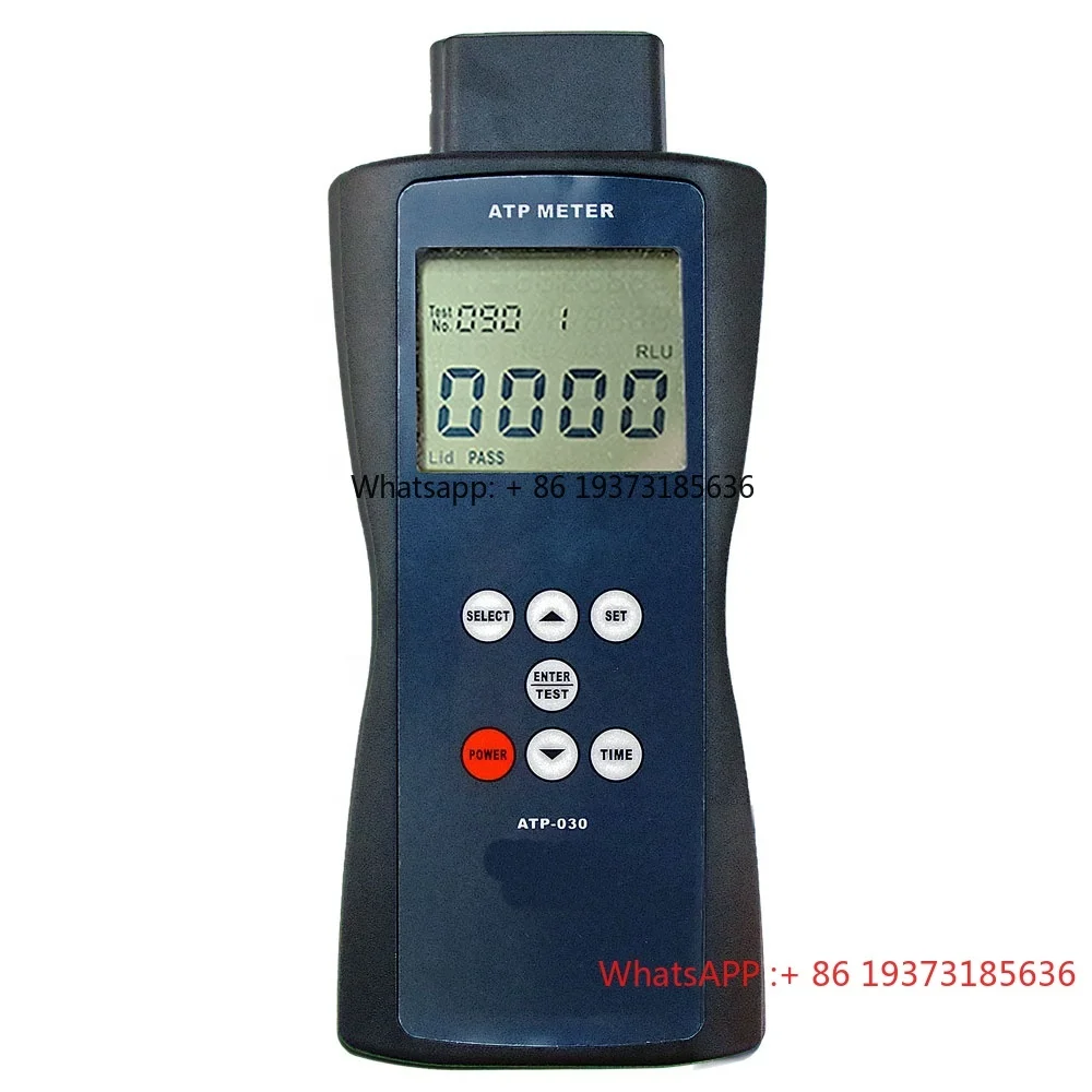 

Цифровой флуоресцентный детектор ATP-030E, экспресс-детектор ATP, диапазон измерения 0RLU~9999 RLU, прибор для измерения флуоресценции