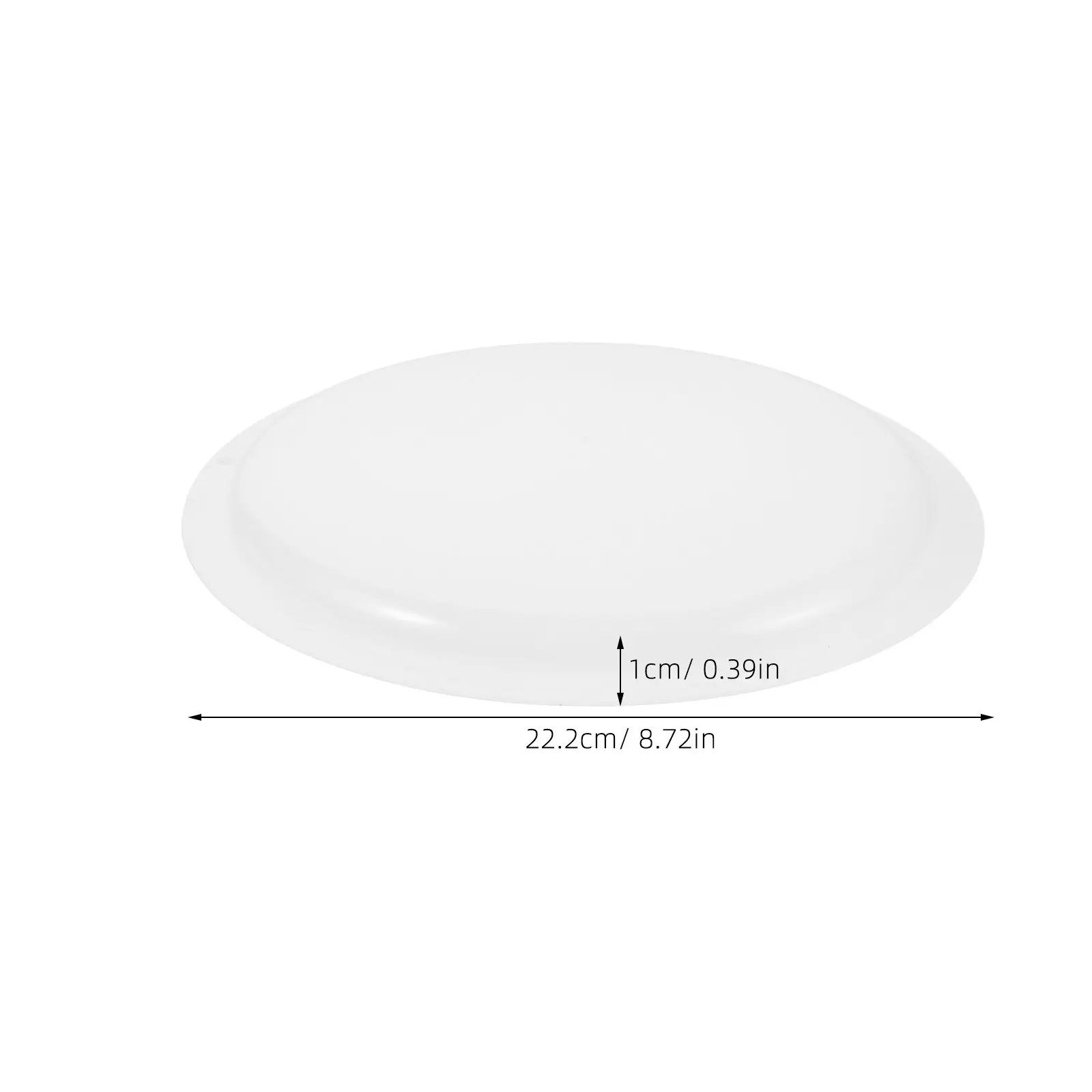 4Pcs Semi Round Pc Lamp Covers Anti Fog Plastic Wall Sconce Shade Replacement Light Fixture Covers for Bathroom Kitchen Office