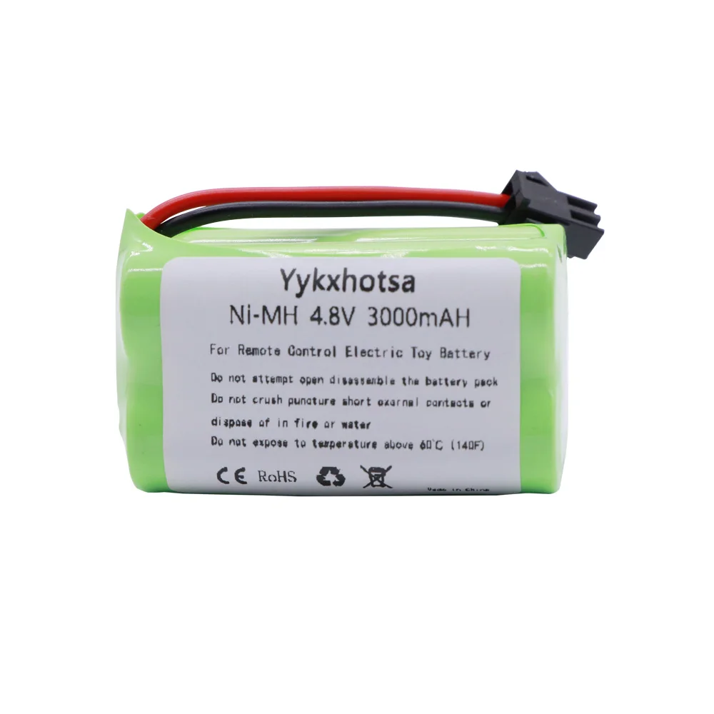 4.8V 3000mAh NiMH AA akumulator SM/JST/EL-2P/Tamiya/5557-2 P wtyczka dla zabawki zdalnie sterowane samochody łodzie zbiorniki roboty części 4.8V