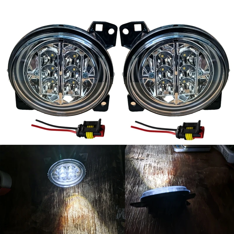1 par de luces antiniebla auxiliares LED delgadas de 24V para Scania G440 G450 P380 P410 R450 R620 RH 1446354 1852570 LH 1446353 1852569
