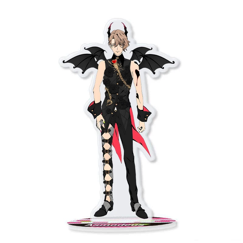 Guo Xiao Luo Anime Peripheral Store Obey Me! Asmodeus Lucifer Mammon Leviathan Satan HD Characters Acrylic Stand Desktop Decor
