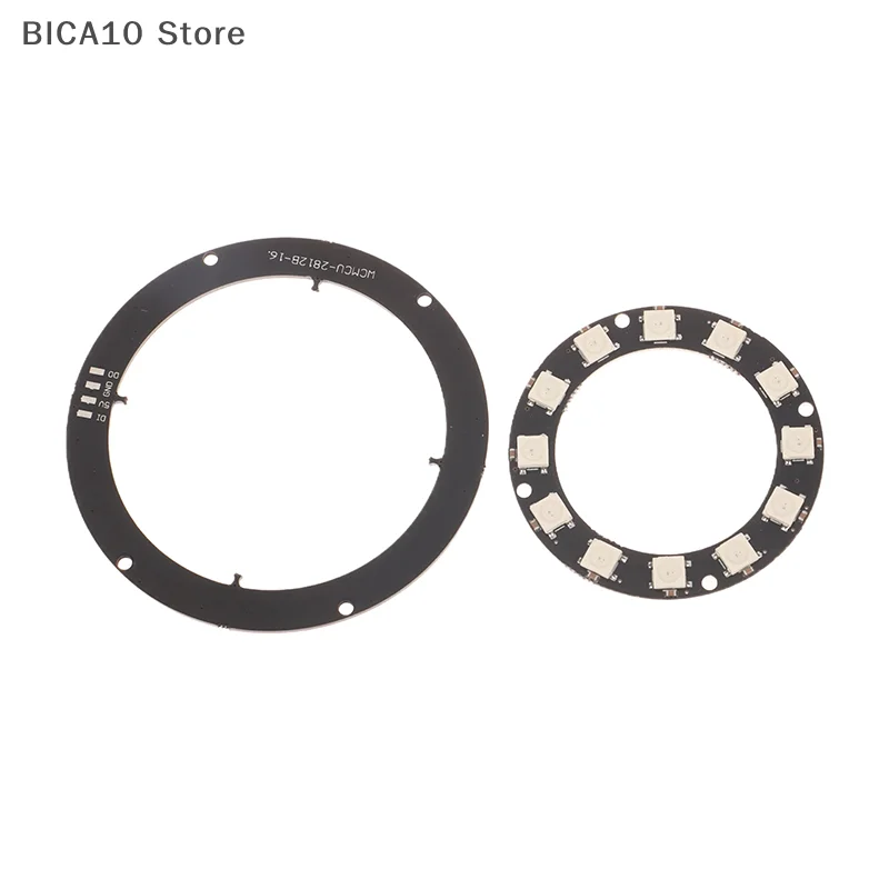 WS2812B Anello pixel indirizzabile individualmente 1/3/7/8/12/16/24 LED WS2812 IC integrato 5050 RGB Modulo anello LED Luce principale DC5V