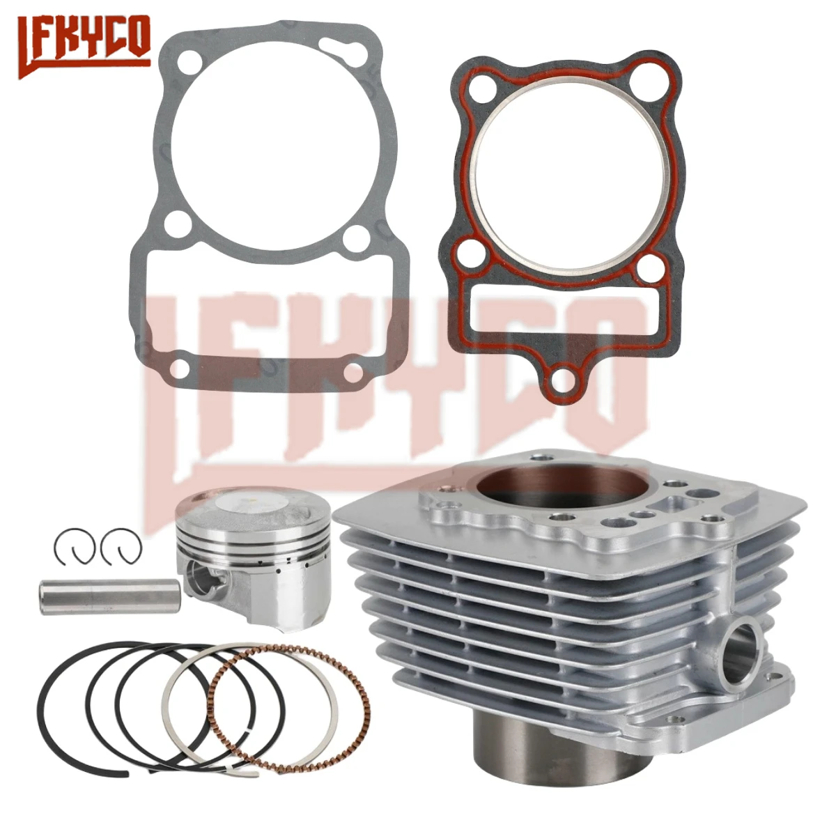 Motorcycle 67mm Engine Cylinder 250CC Piston Gasket Kit Motor for Italika DM250 Zongshen Honda CG250 Motoblock Equipment Parts