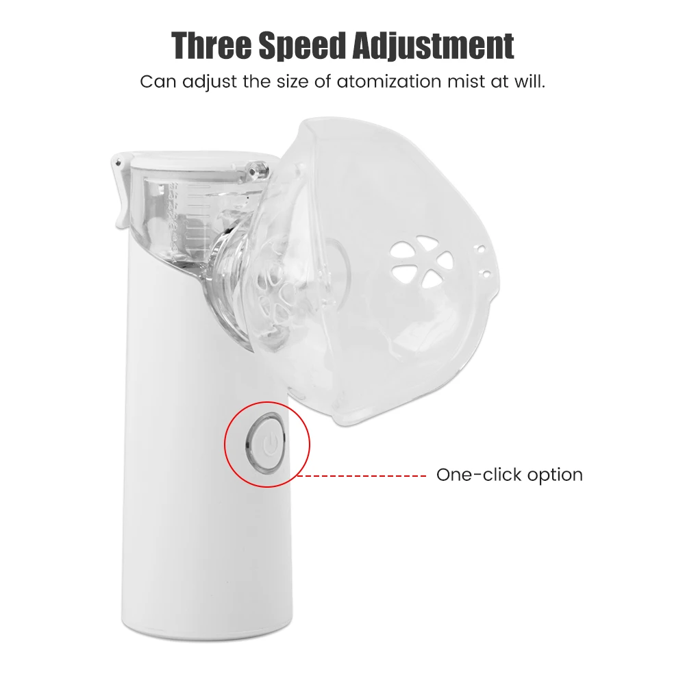 Handheld Portable Autoclean Inhale Nebulizer Mesh Atomizer Silent Inhaler Nebuliser Inhalator for Adult Kid Nebulizador Portable