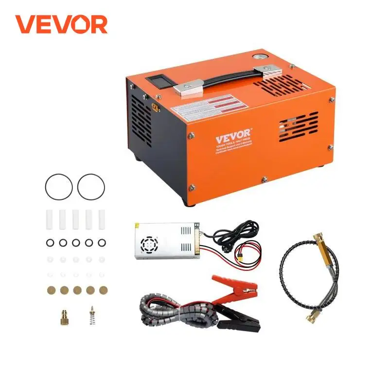 VEVOR PCP Air Compressor, 4500PSI/30Mpa Portable PCP Airgun Compressor with External Converter