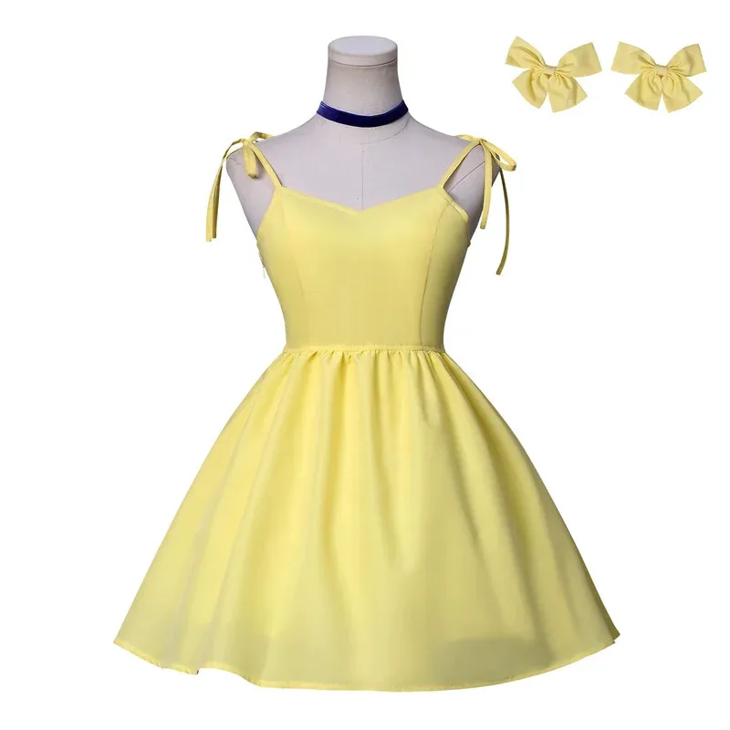 Sexy Asuka EEva Clothing Neww CCCentury Yellow Summer Skirt Animation Cosplay Anime Cos Accessories mb.3
