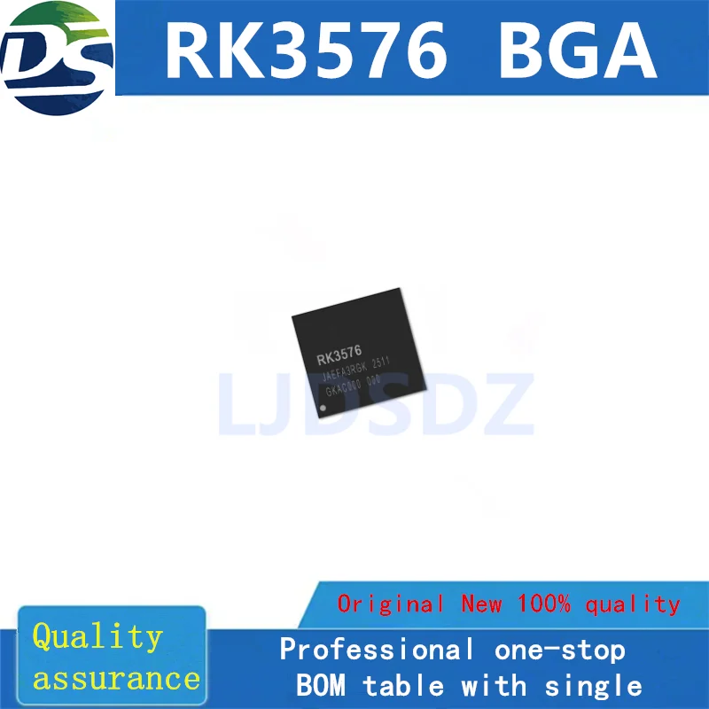 1 PÇS/LOTE RK3576 BGA BARU DALAM SAHAM