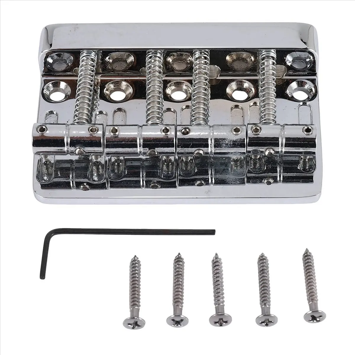 New Arrival Fashion 4 String Hardtail Guitar Bridge for Jazz PB Style , Chrome
