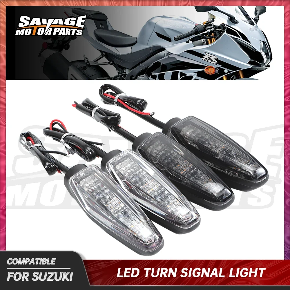 

LED Turn Signal Indicator Light For SUZUKI GSX-R1000 KATANA 1000 2017-2023 2022 Motorcycle Accessories Blinker Lamps Motocross