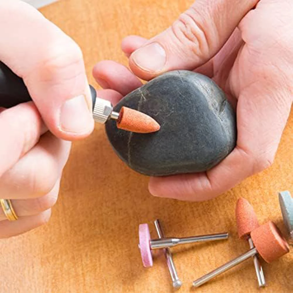 Kit di accessori multiutensile rotante da 100 pezzi con taglio con gambo da 3 mm con custodia in legno Accessori per molatura elettrica Incisione e molatura