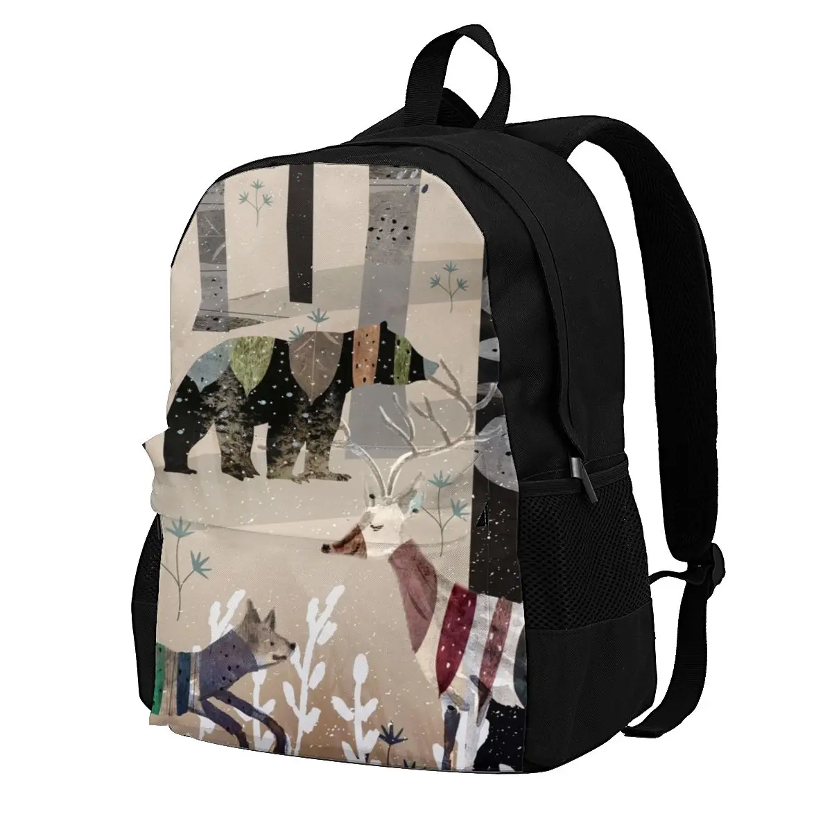 Bear Backpack Bear Backpacks Pattern Trend Bag Sports Student High Quality Men's Women's Multi Purpose Bags