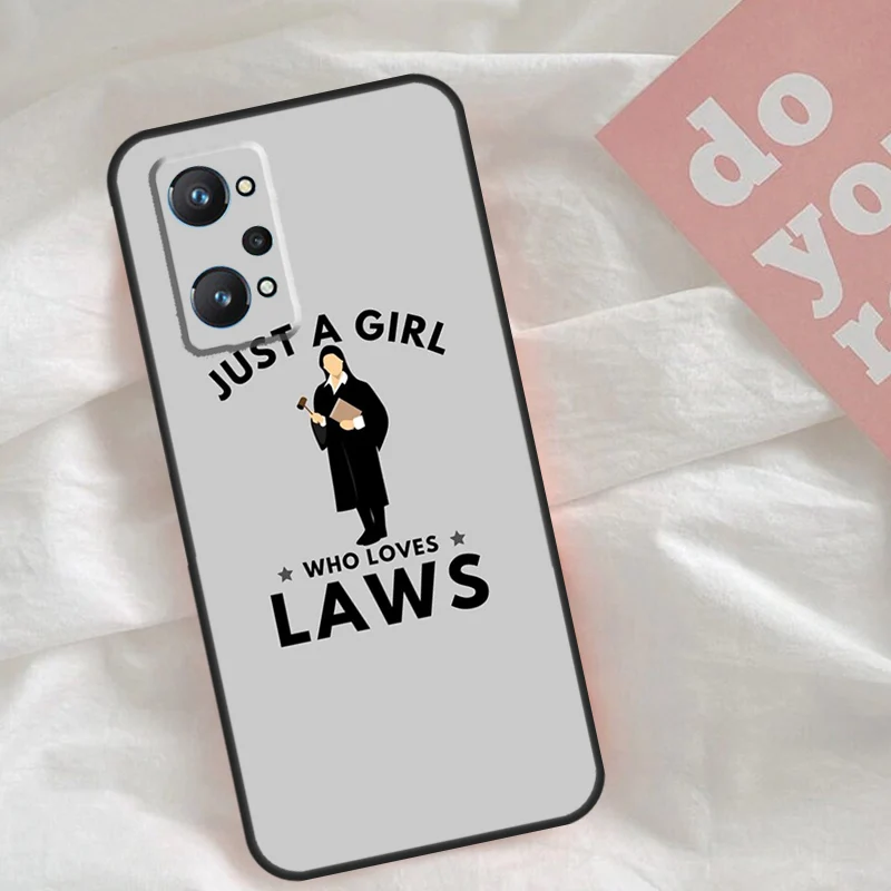 Law Student Lawyer Judge For Realme C30 C31 C33 C35 C55 C21Y GT Neo 5 3T 2T OnePlus 11 10 9 Pro Nord CE 3 2 Lite Case