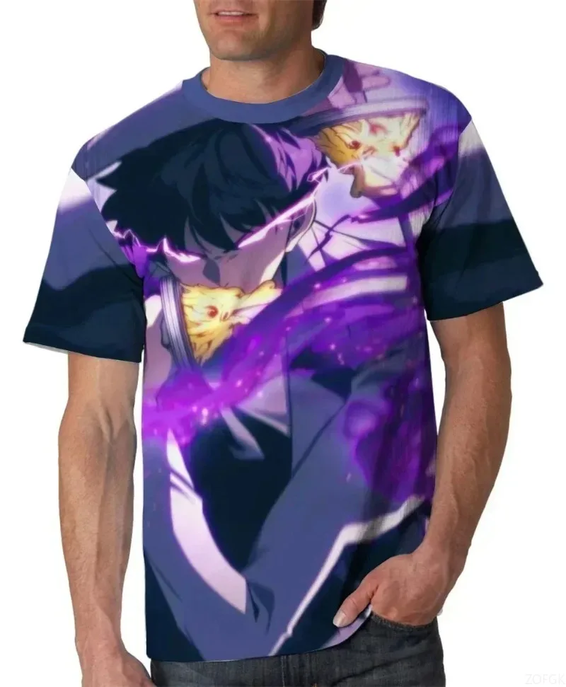2025 Summer Anime 3D Printed Mechanical Style Men's T-shirt Loose Casual Fashion Round Neck Short Sleeve
