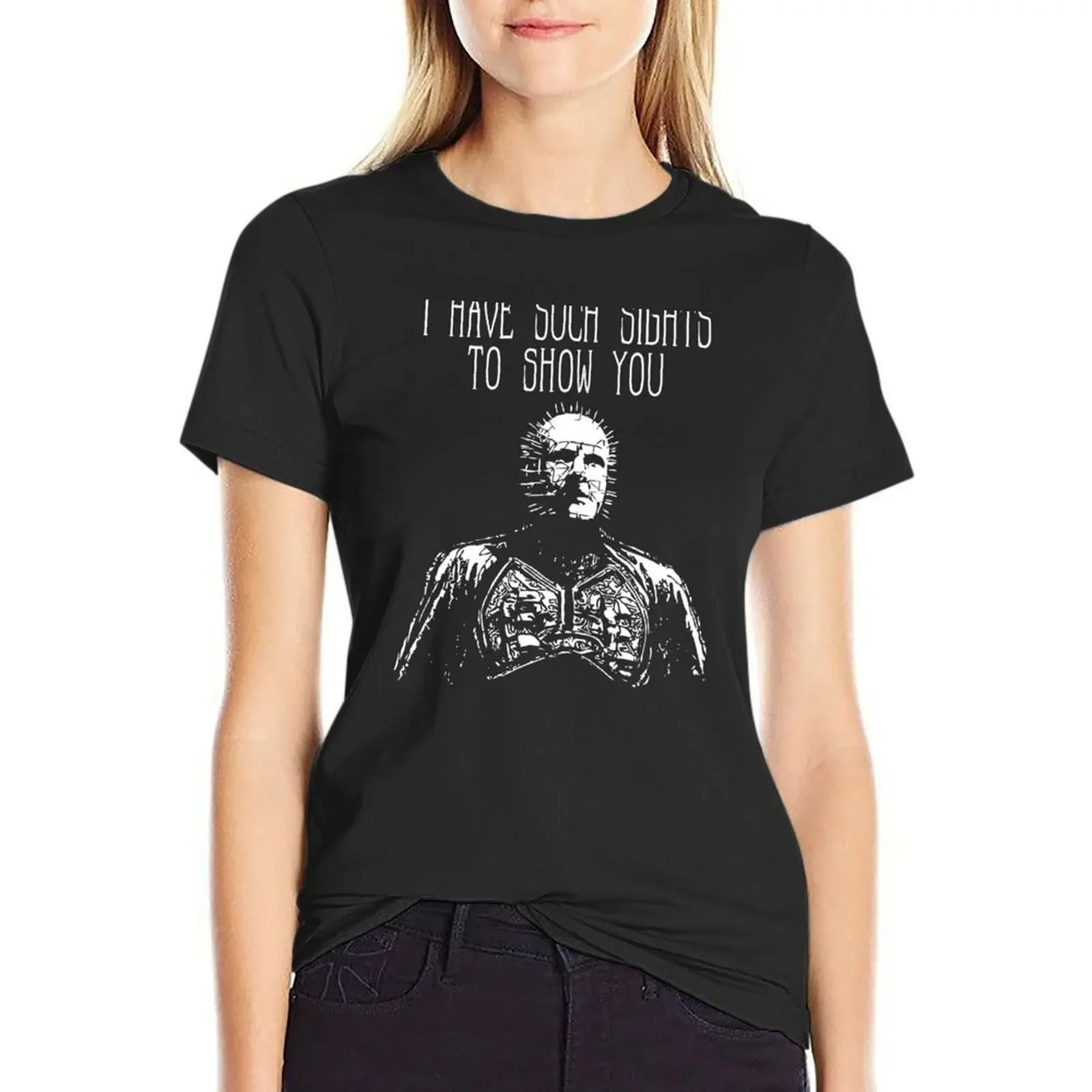 Hellraiser - Pinhead T-shirt female cute tops womans clothing