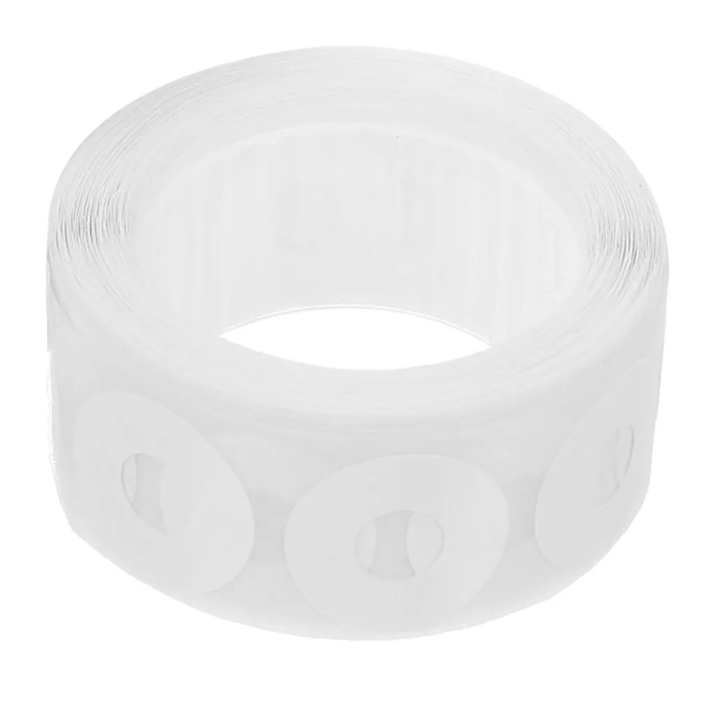 Binder Hole Reinforcement Stickers, PVC Waterproof Self-Adhesive Ring Binder Repair Labels for Loose Leaf Paper