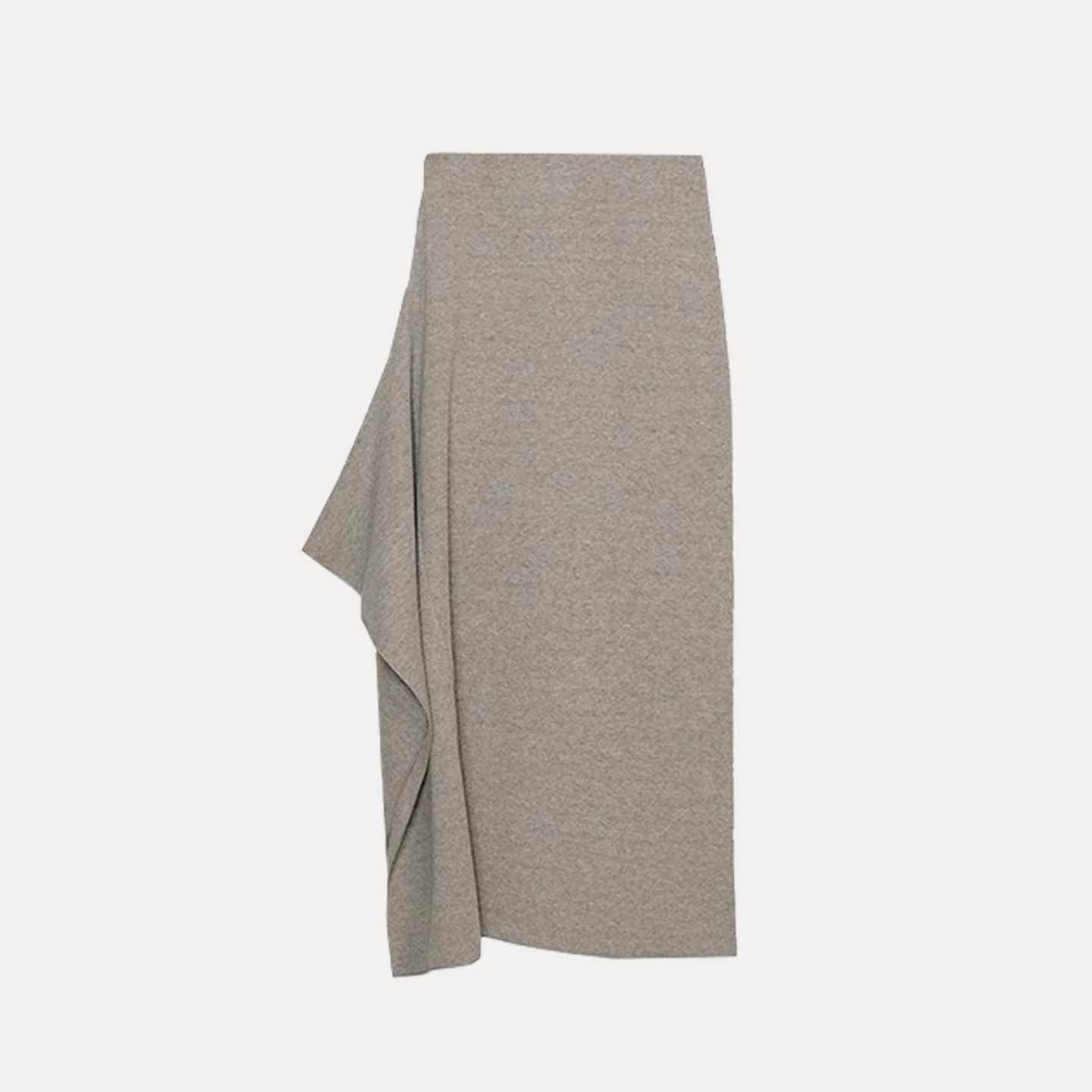 Z 2025 تنورة نسائية متوسطة الطول غير متماثلة وبسيطة من Faion Ele ملابس يومية بحامل مناسب بتصميم متوسط الخصر #4