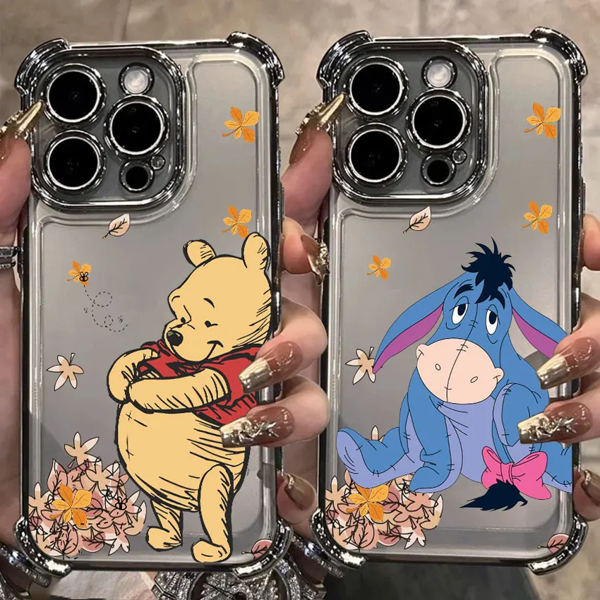 

Winnies Pooh Eeyore Tigger Piglet For Samsung Galaxy A56 Clear Case A55 A54 A52 A53 A36 A34 A35 A33 A26 A25 A16 A06 Phone Cover