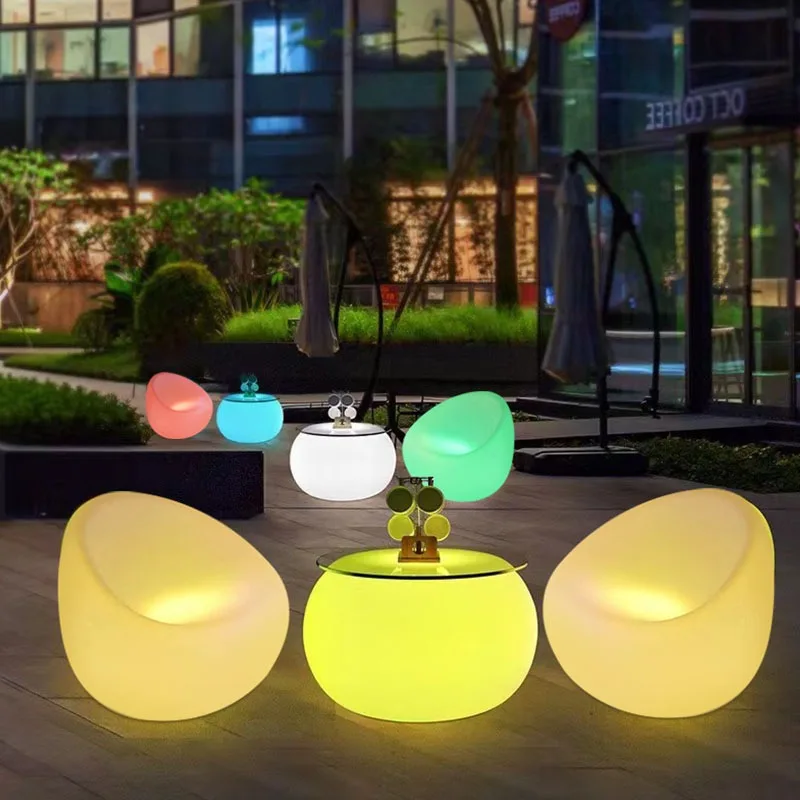 Combinaison table et chaise Bar clair Cour de célébrités Internet Simple étanche